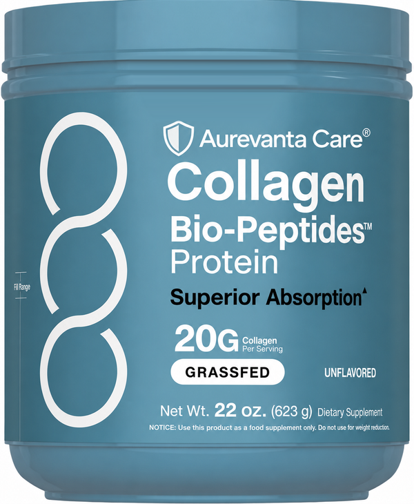 Aurevanta Care Daily Collagen Peptides, 22 oz tub
