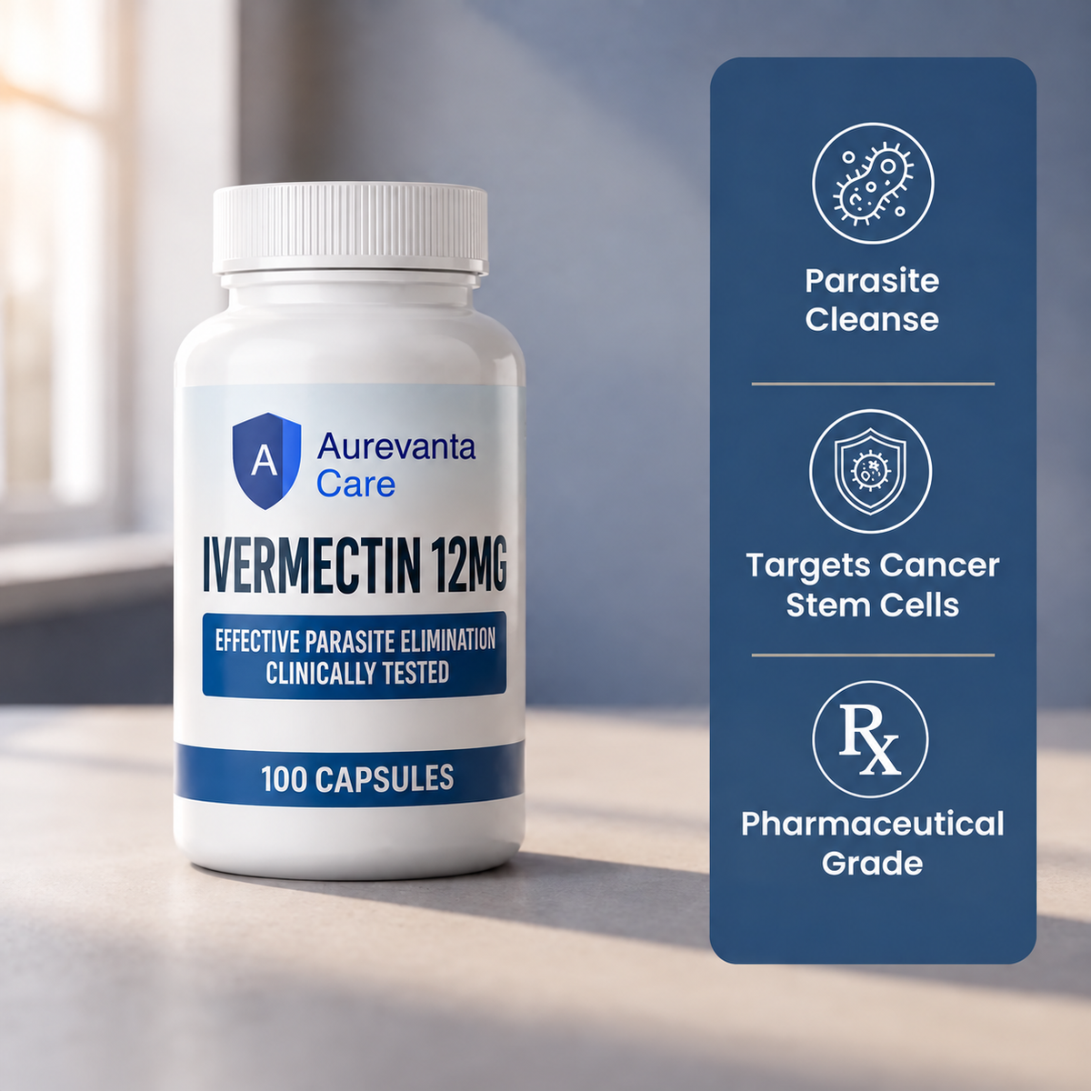 Ivermectin 12 mg Tablets by Aurevanta Care
